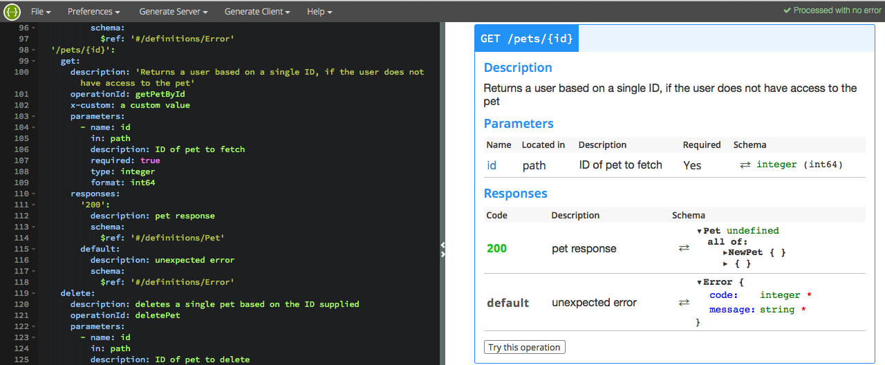 swagger editor web vs desktop